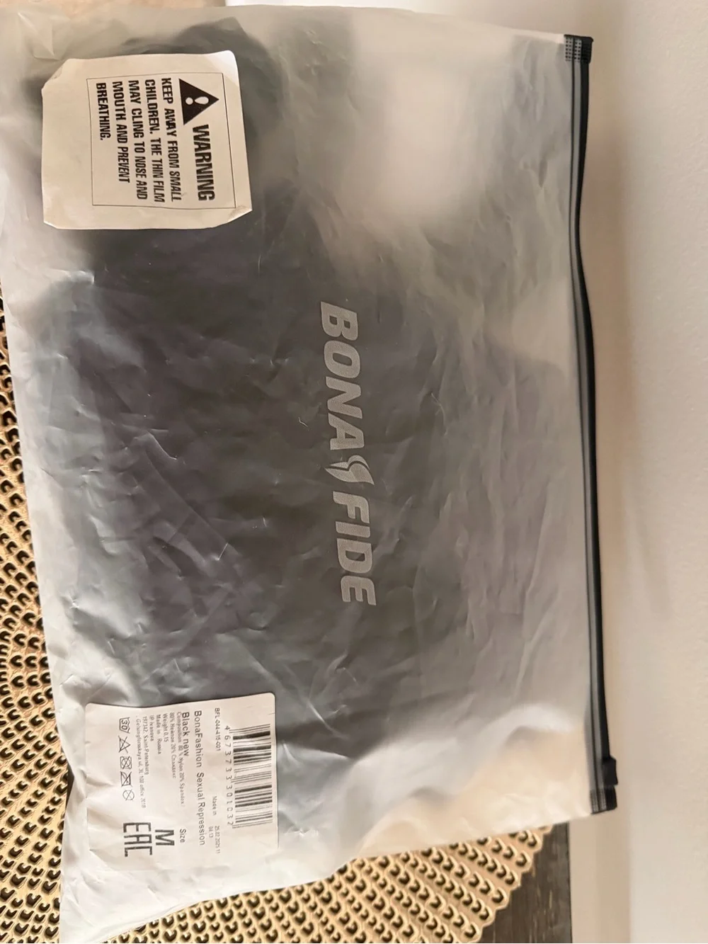 Bona Fide Black Mesh Leggings Size M - Picture 8 of 9